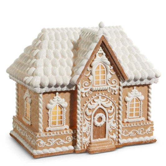 Raz Imports Lighted Gingerbread House, 17.5-inch Height, Tabletop, Home Décor