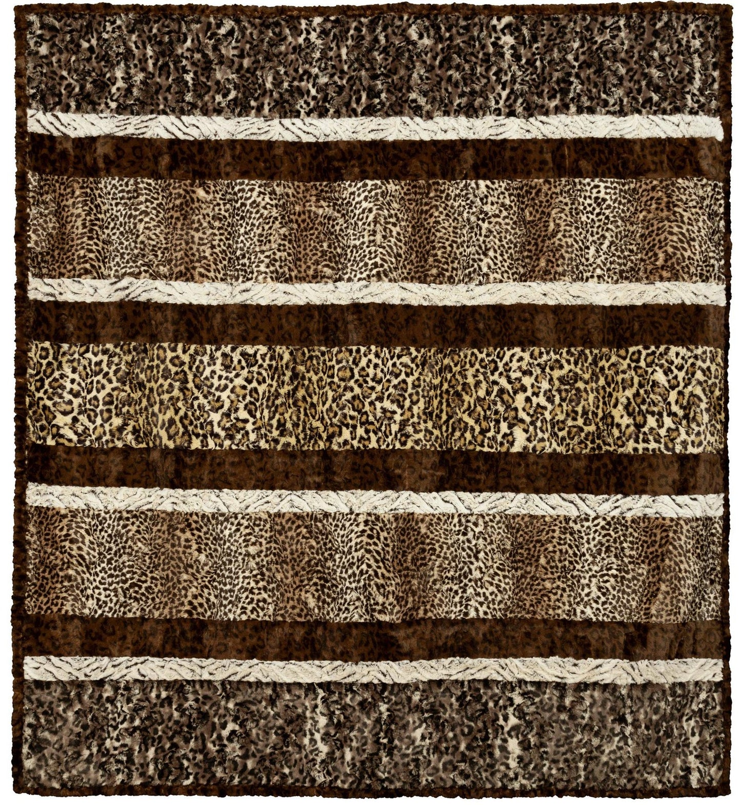 Shannon FABRICS Shannon Minky Cuddle Kit Crazy 8 Hear Me Roar, Java