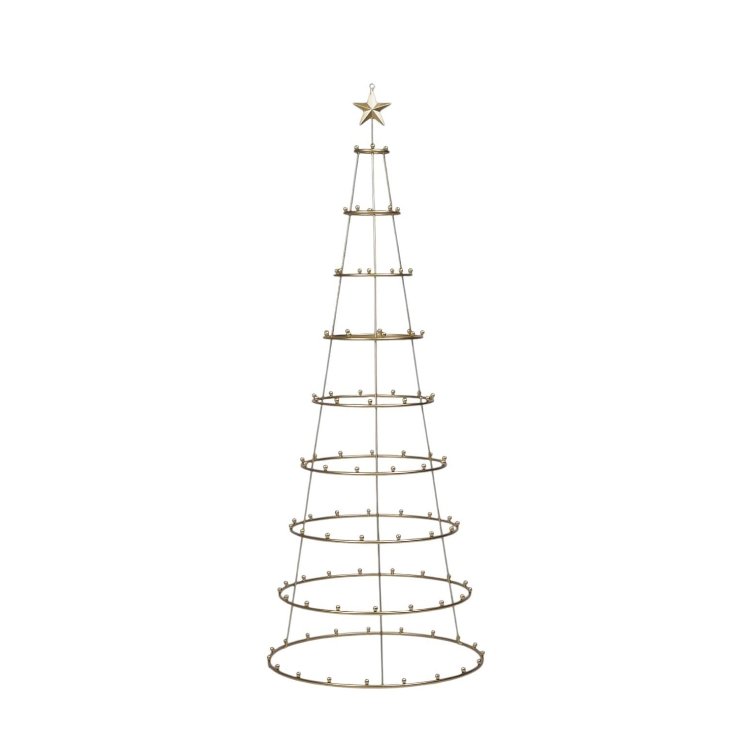 December Diamonds 50-Inch Gold Ornament Tree Display – Elegant Holiday Decoration Stand