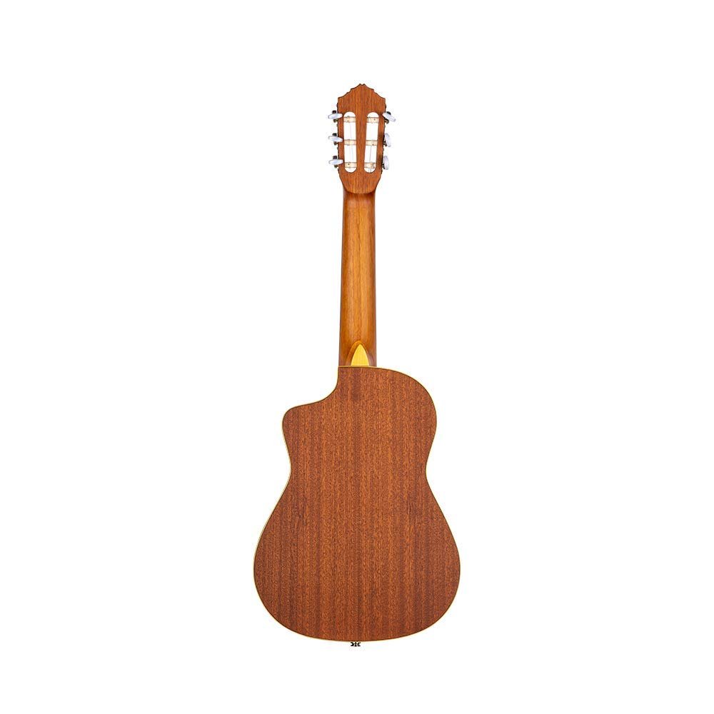 Ortega Guitars Requinto Series Pro 6 String Acoustic-Electric Guitar, Right (RQ39E)