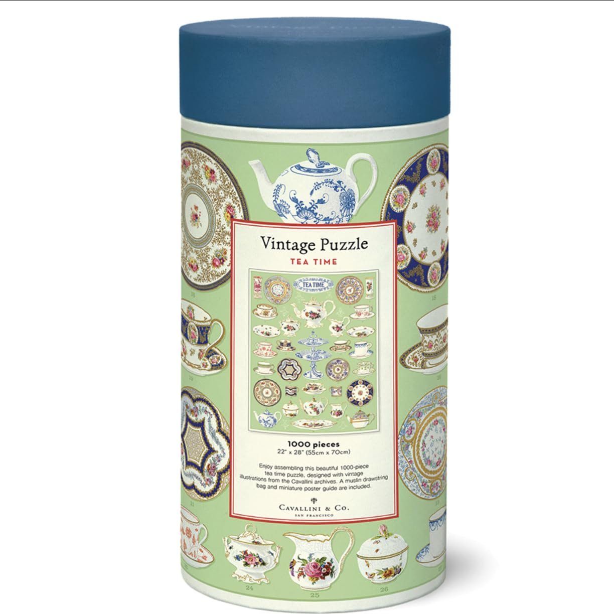 Cavallini & Co. Tea Time Puzzle 1000 Pieces