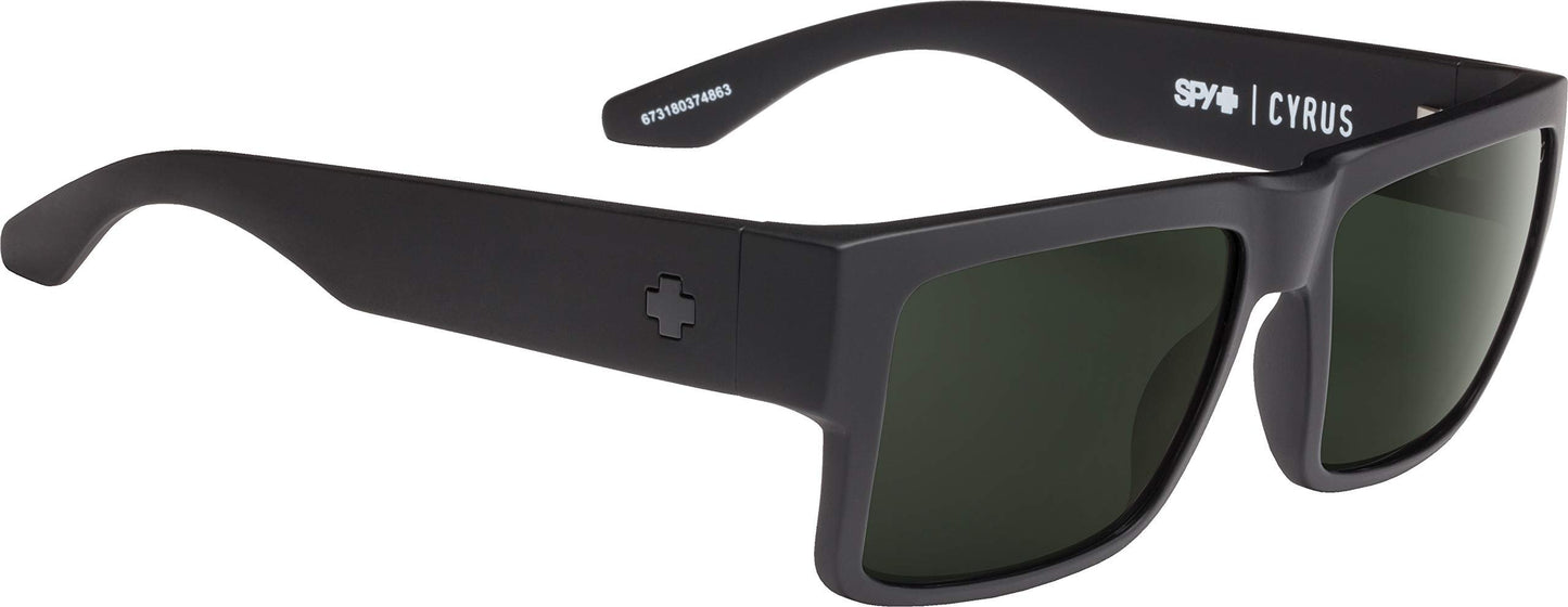 Spy Optic Cyrus, Square Sunglasses, Color and Contrast Enhancing Lenses