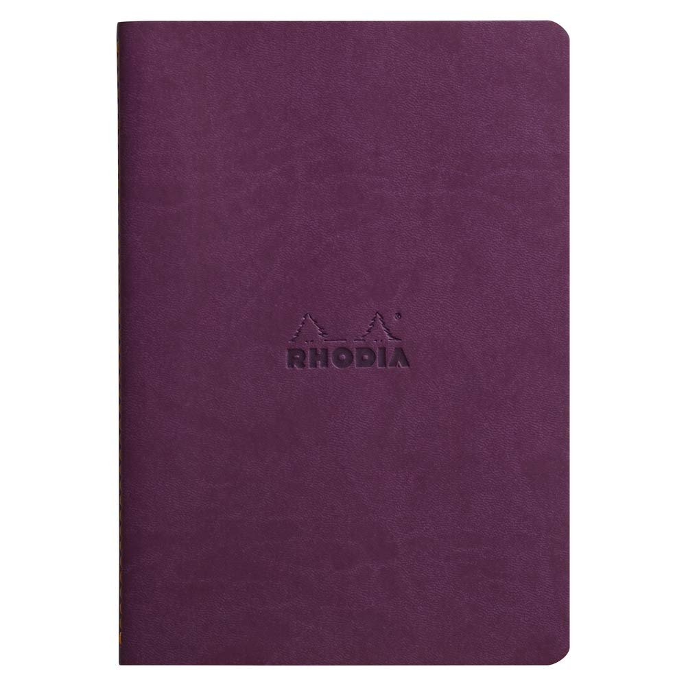 Rhodia Sewn Spine Notebook, A5, Dot - Chocolate