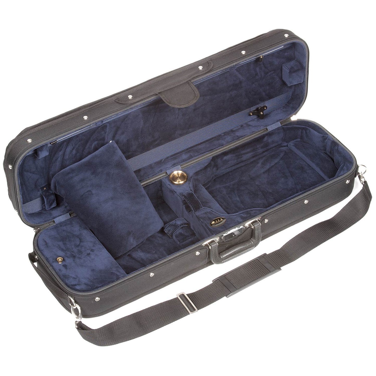 Bobelock 1002S Oblong 4/4 Violin Case with Blue Velour Interior