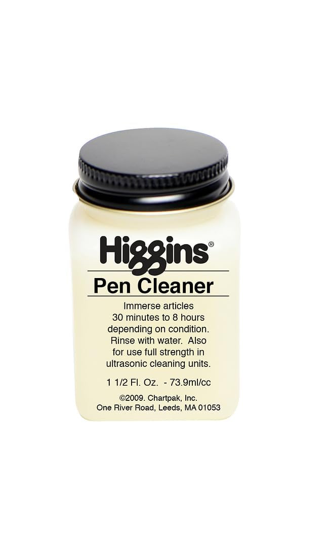 Higgins Pen Cleaner, 2.5 Oz Bottle (45101), Clear