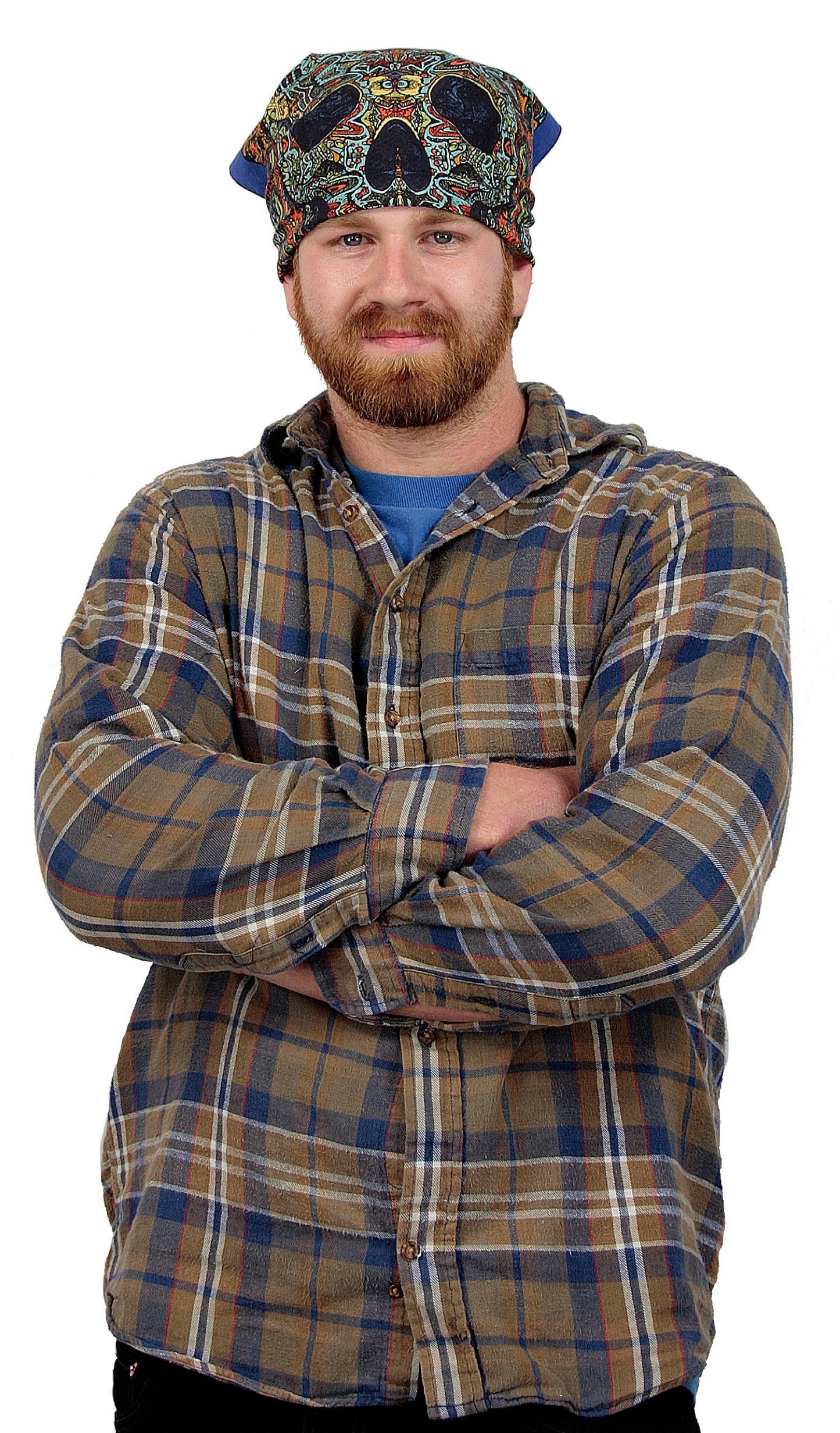 Sunshine Joy 3D Skull Psychedelic Bandana