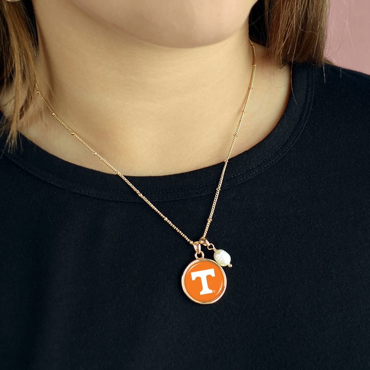 From the Heart Enterprises Tennessee Volunteers Diana Saturn Style Necklace Jewelry Gift UT