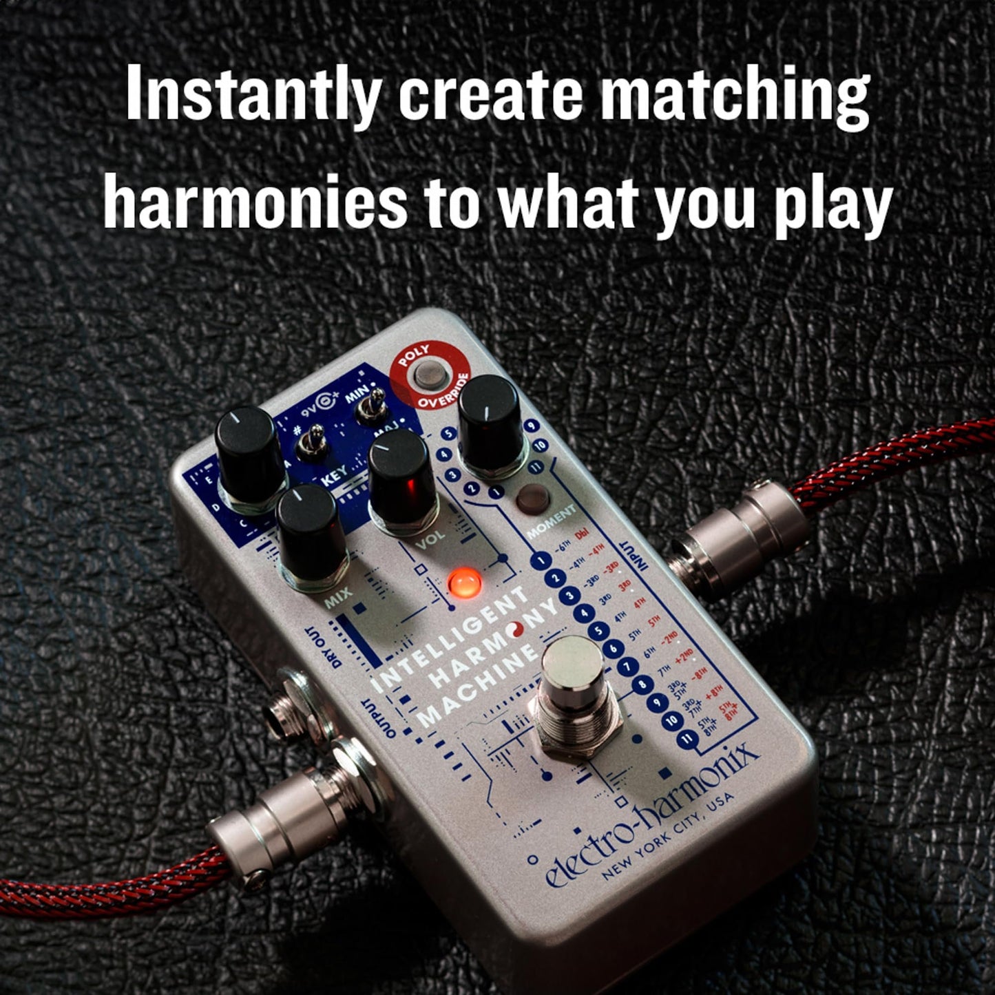 Electro-Harmonix Intelligent Harmony Machine Harmonizer & Pitch Shifter Pedal