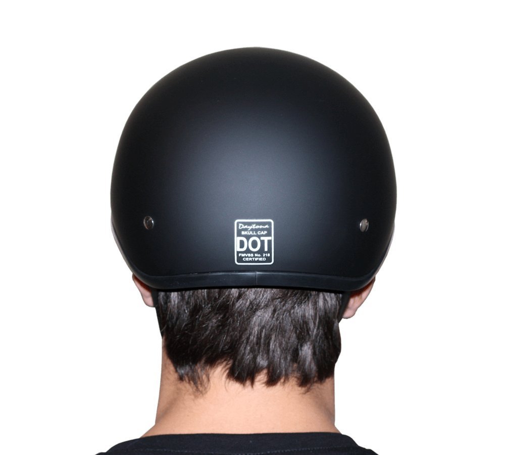 Daytona Helmets Half Skull Cap Motorcycle Helmet – DOT Approved [Graphics]…