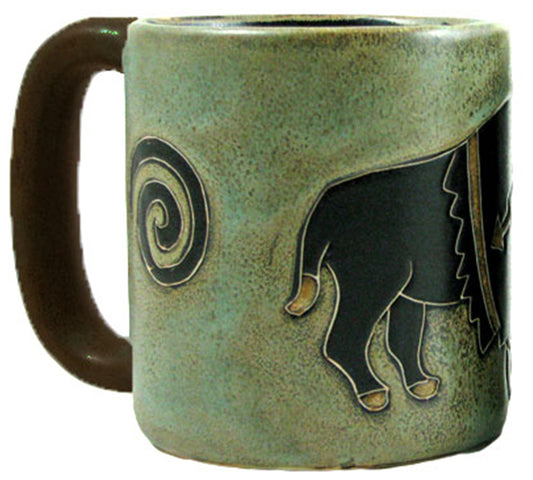 Mara Stoneware Mug - Pueblo Buffalo - 16 oz