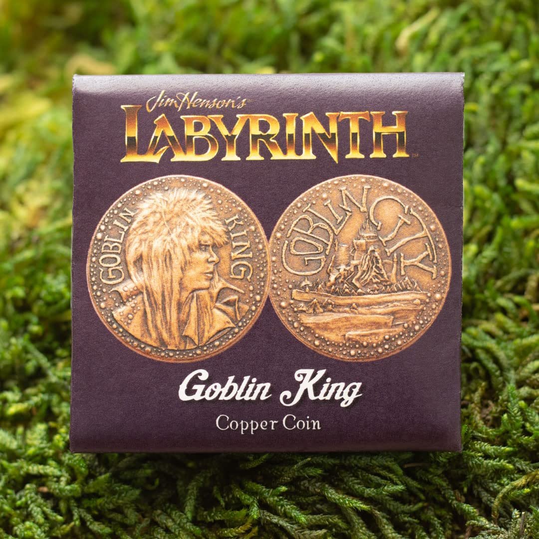 Labyrinth Goblin King Jareth Copper Coin