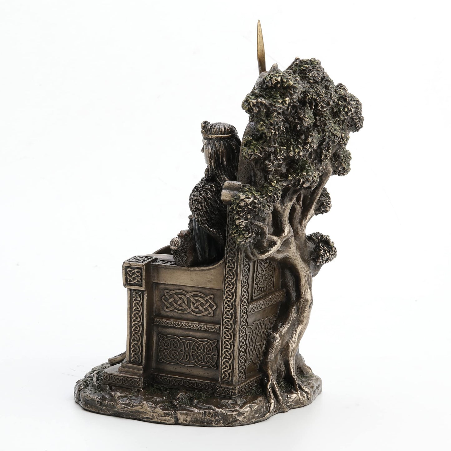 Veronese Design 8 5/8 Inch Celtic Goddess Queen Medb of Connacht Cold Cast Resin Antique Bronze Finish Statue