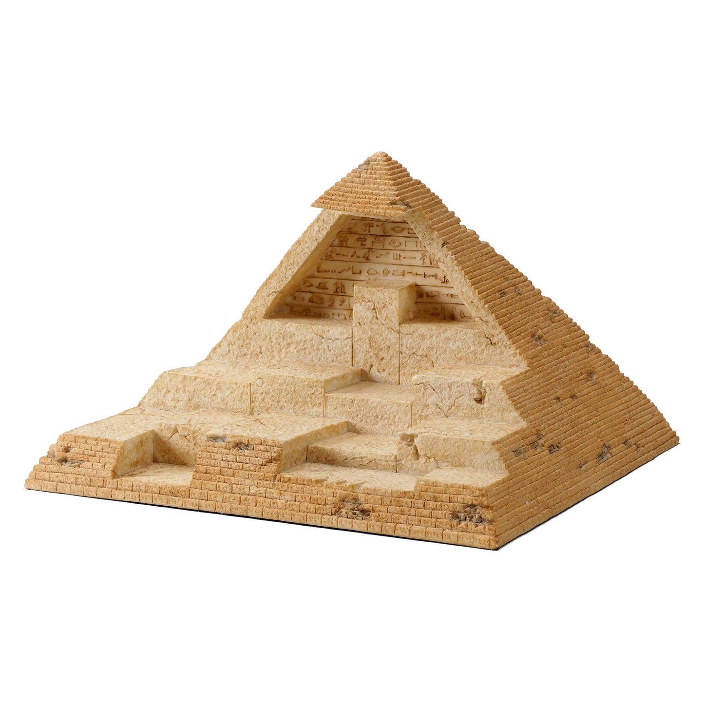 Veronese Design 11 inch Pyramid Display Stand for Egyptian Gods Miniature Collectible Figurines Hand Painted Resin Miniature Diorama