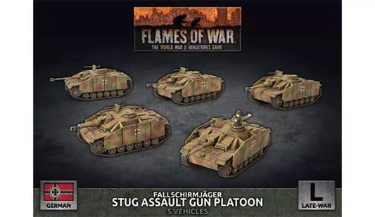 Flames of War: German Fallschirmjäger StuG Assault Gun Platoon (Late-War)