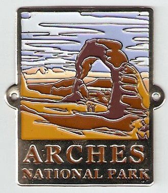 Arches National Park - Hiking Stick Medallion