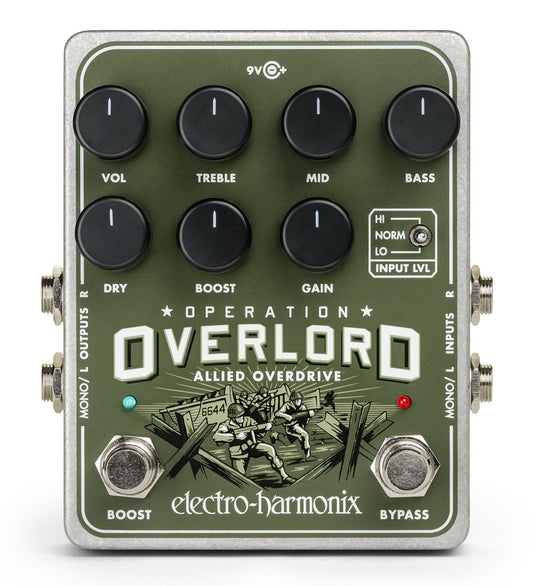 Electro-Harmonix Operation Overlord Allied Overdrive Pedal