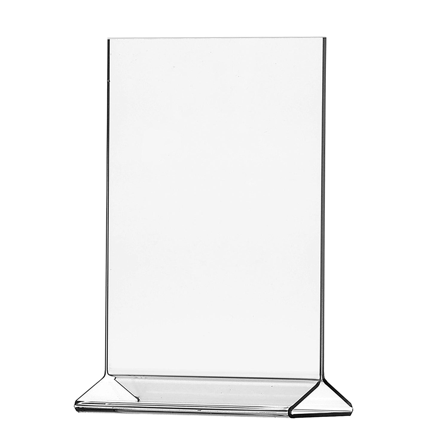 Marketing Holders Sign Holder 11" x 17" Top Load Clear Acrylic Double Sided Counter Poster Display for Policies and Notices in Lobbies Stores Hotels Doctors Offices