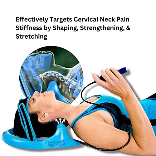 Posture Pump® Neck Exercising Cervical Spine Hydrator Pump | Relieves Neck Pain Stiffness | Neck Pain Relief Posture Control (Single Air Cell Model 1100-S)