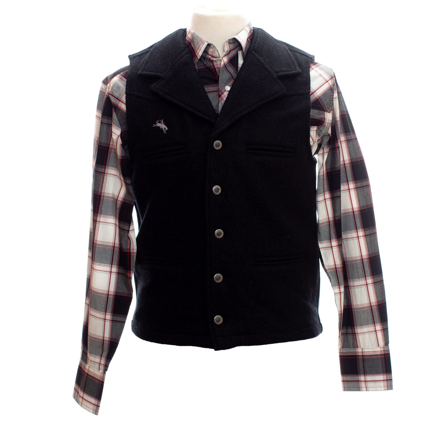 Wyoming Traders Men's Buckaroo Wool Vest