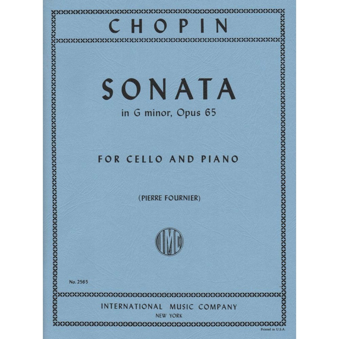 Cello Sonata in G Minor, Op 65 - Chopin, Frederic - Cello and Piano - edited by Fournier - International Music Company [Sheet music] [Sheet music] [Sheet music] [Sheet music] [Sheet music] [Sheet music] [Sheet music] [Sheet music] [Sheet music] [Sheet...