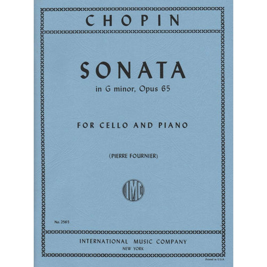 Cello Sonata in G Minor, Op 65 - Chopin, Frederic - Cello and Piano - edited by Fournier - International Music Company [Sheet music] [Sheet music] [Sheet music] [Sheet music] [Sheet music] [Sheet music] [Sheet music] [Sheet music] [Sheet music] [Sheet...