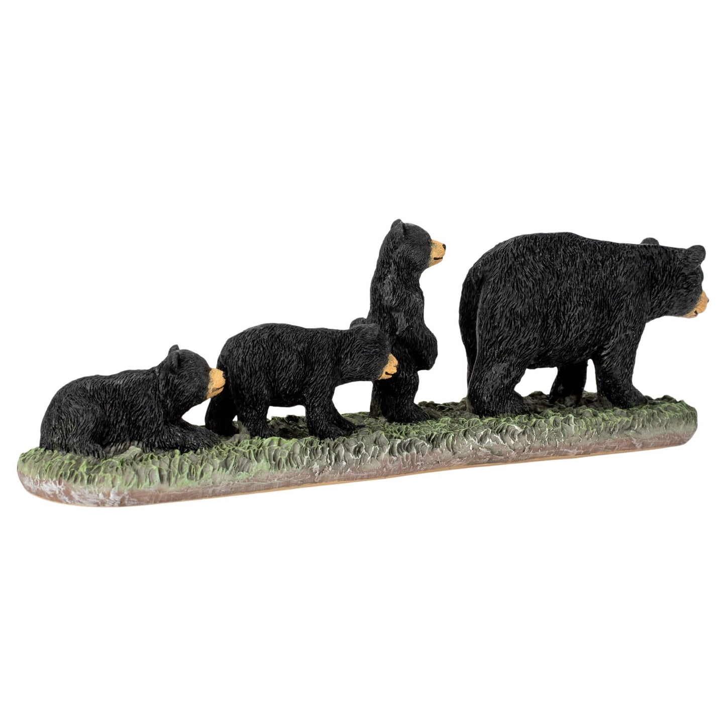 Slifka Sales Co. Black Mama Bear and Cubs 11 x 3 Resin Table Top Figurine