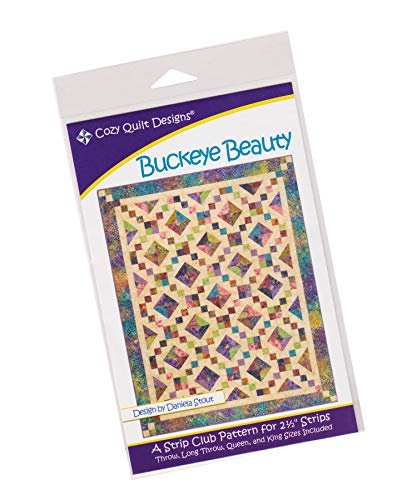 Cozy Quilt Designs Pattern - Buckeye Beauty (Includes Instructions for Four Project Sizes)