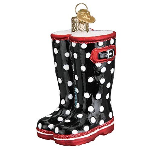 Old World Christmas Rubber Boots Ornament, Multi