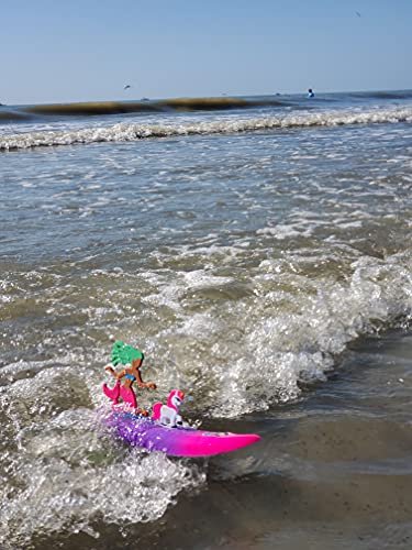 Surfer Dudes Legends & Surfer Pets Wave Powered Mini-Surfer, Pet and Surfboard Beach Toy