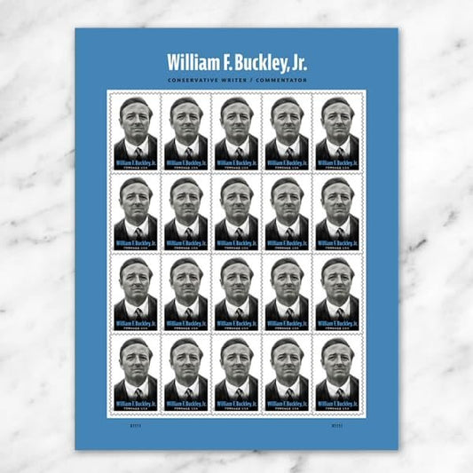 William F Buckley Jr 2025 (Sheet of 20) First-Class Mail Forever Postage Stamps