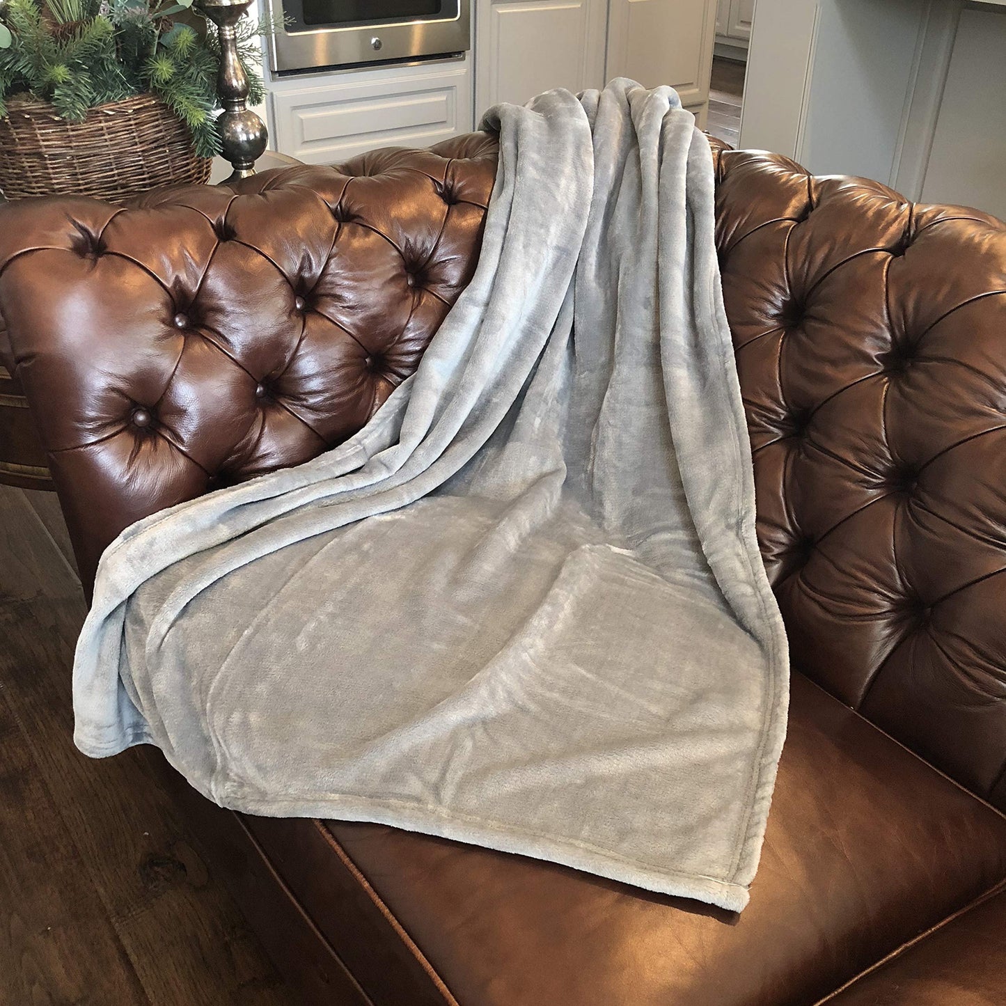 allgala Super Soft Flannel Plush Light Weight Throw Blanket