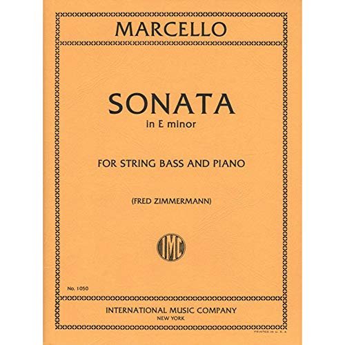 Marcello: Sonata in E minor Op. 1 No. 2 for Bass and Piano