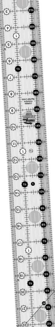 Creative Grids - Quilt Ruler 2.5 in x 24.5 in