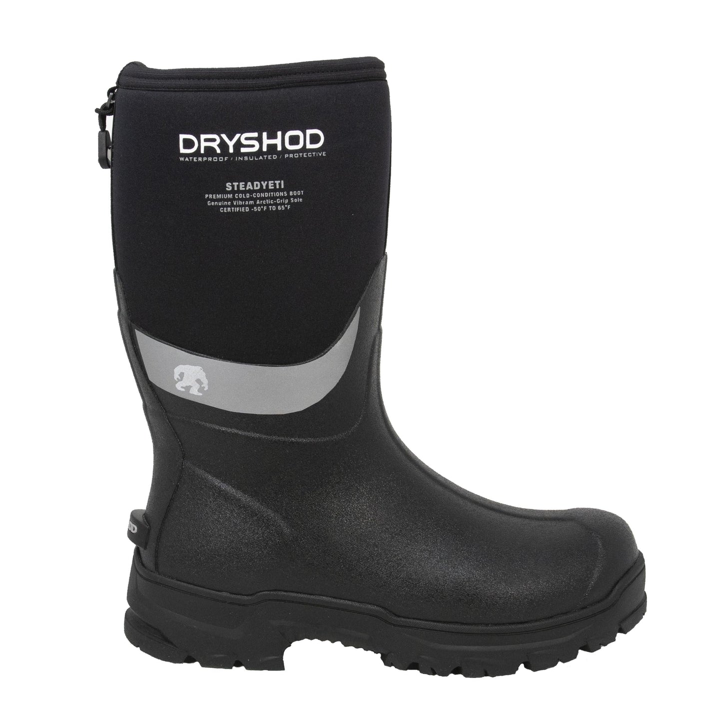 Dryshod STEADYETI Mid with genuine Vibram Arctic Grip Outsole