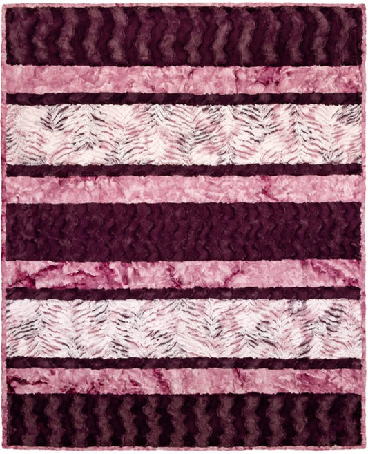Minky Crazy 8 Wine in a Million Cuddle Kit Quilt Kit Shannon Fabrics