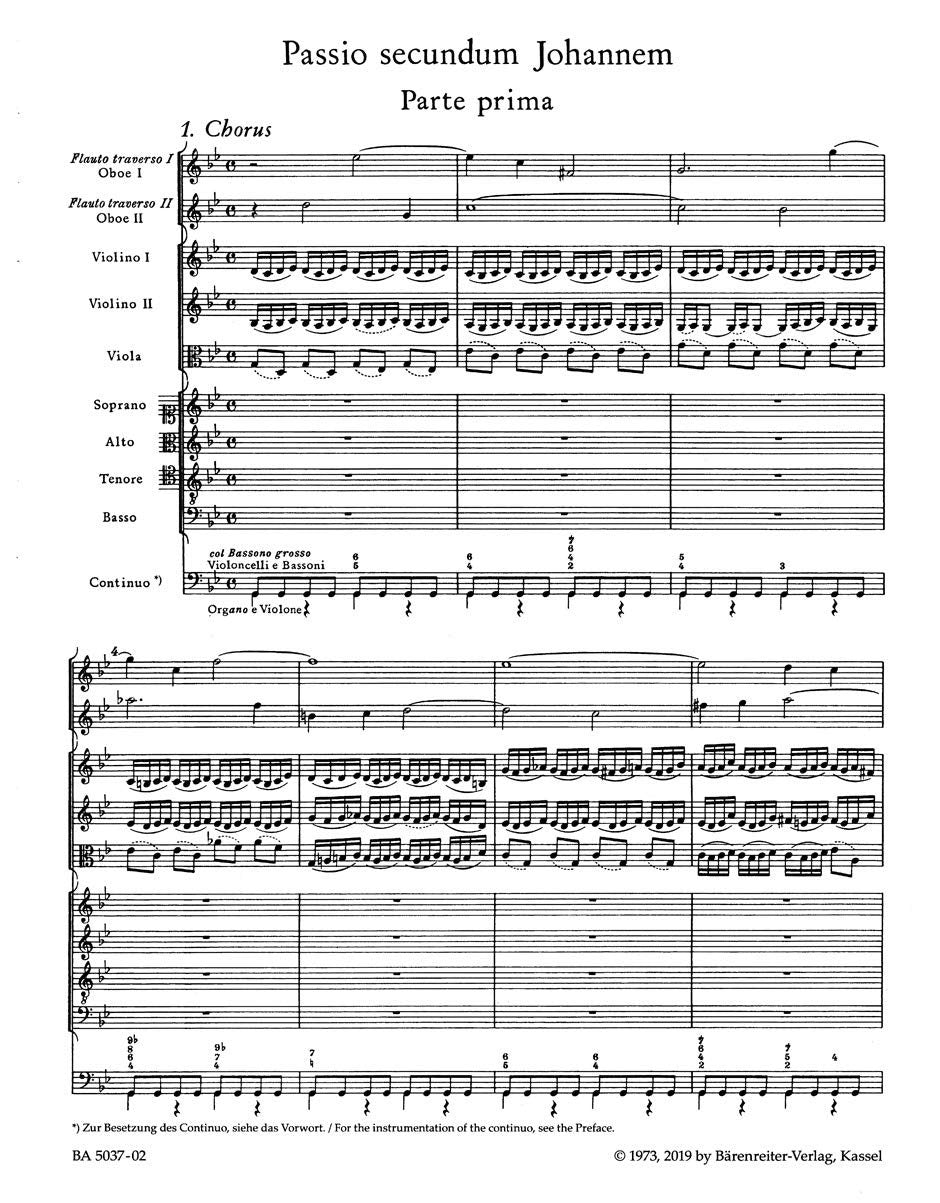 Bach: St. John Passion, BWV 245 (Full Score – Paperback)