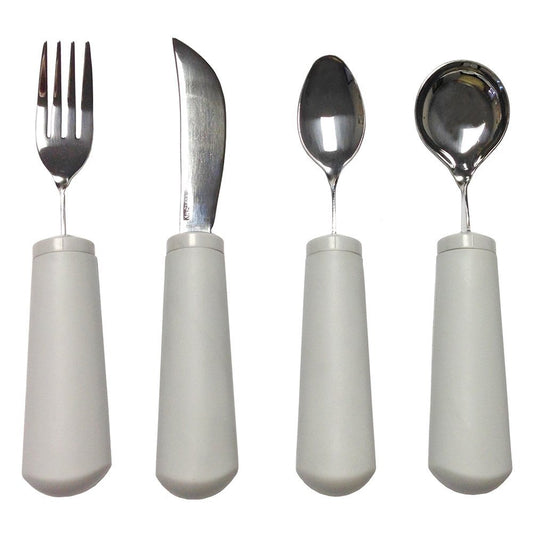 Kinsman Classic Bendable Utensils : Utensil Set (Fork, Knife, Teaspoon, Soup Spoon)