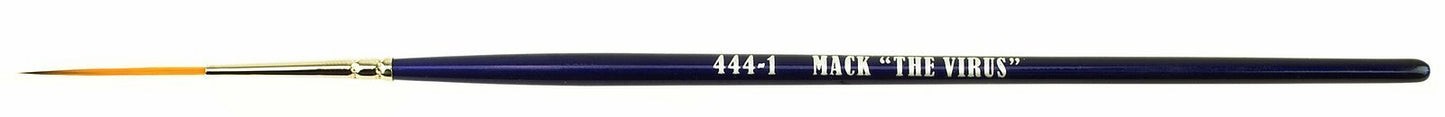 Set of 5 Size 0-6 Series 444 The Virus Scrolling Script Pinstriping Brush with Specially Blended Golden Taklon