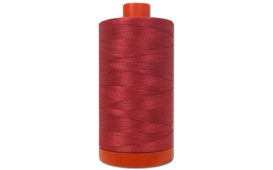 Aurifil Mako Cotton Thread Solid 50wt 1422yds Red Peony