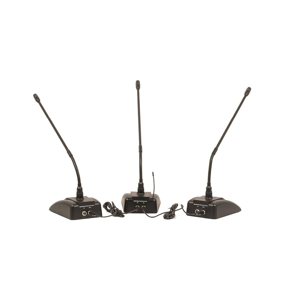 VocoPro Digital-Conference-24-Extend - Expandable Plug &-Play Wireless/Wired Conference System with 24 Microphones