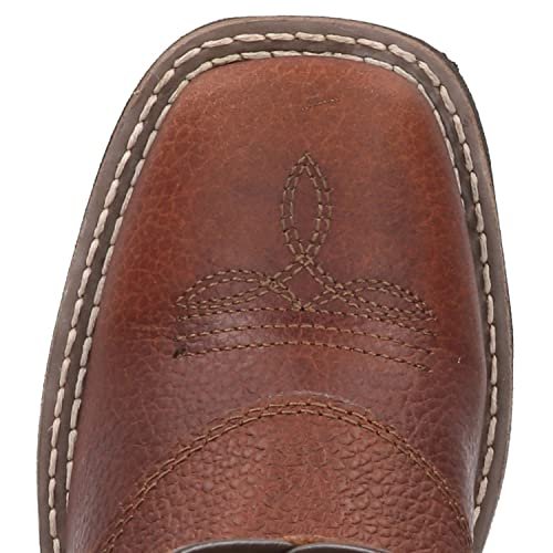 Smoky Mountain Children Luke Square Toe Western Cowboy Boots Brown, 11.5M