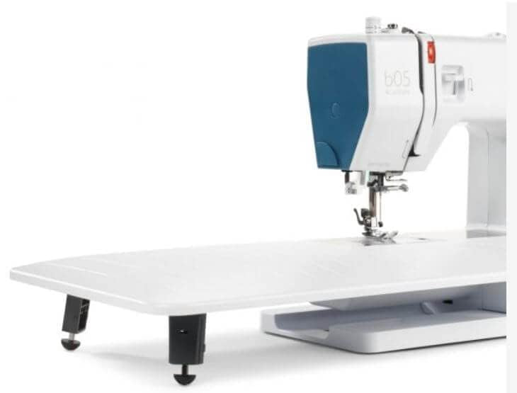 Bernette B05 Academy Sewing Machine | 30 Stitches Variety, LED Light, Extension Table, Presser Feet, Spools, Felt Discs, Ripper | Heavy Duty Quilting & Embroidery Kit for Home Use | User Friendly