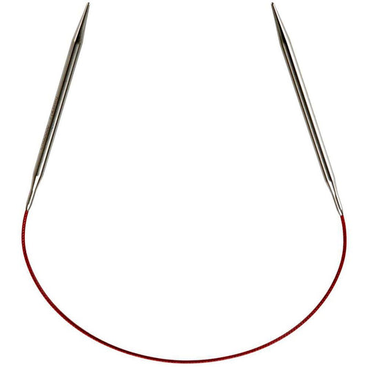 ChiaoGoo Red Lace Circular 16 inch 40 cm Stainless Steel Knitting Needle Size US 11 8mm 7016 11