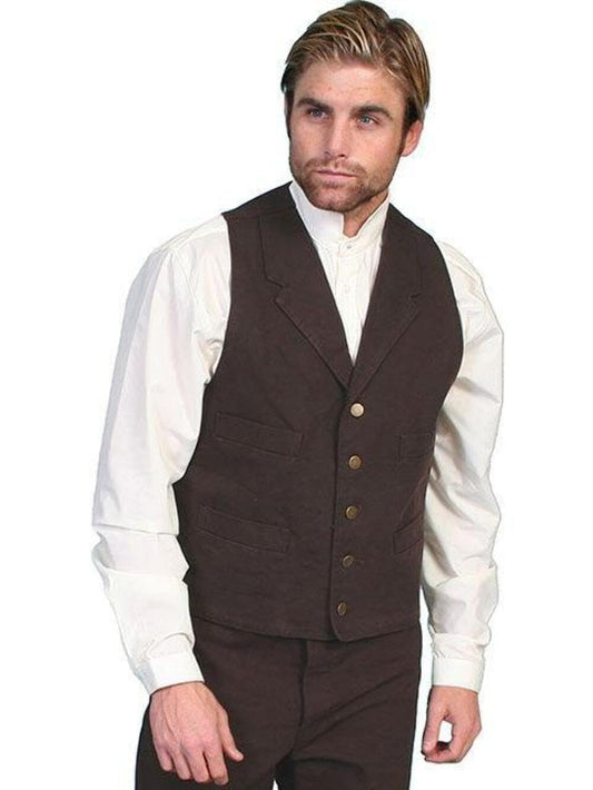 Scully Men's Rangewear Cotton Canvas Vest