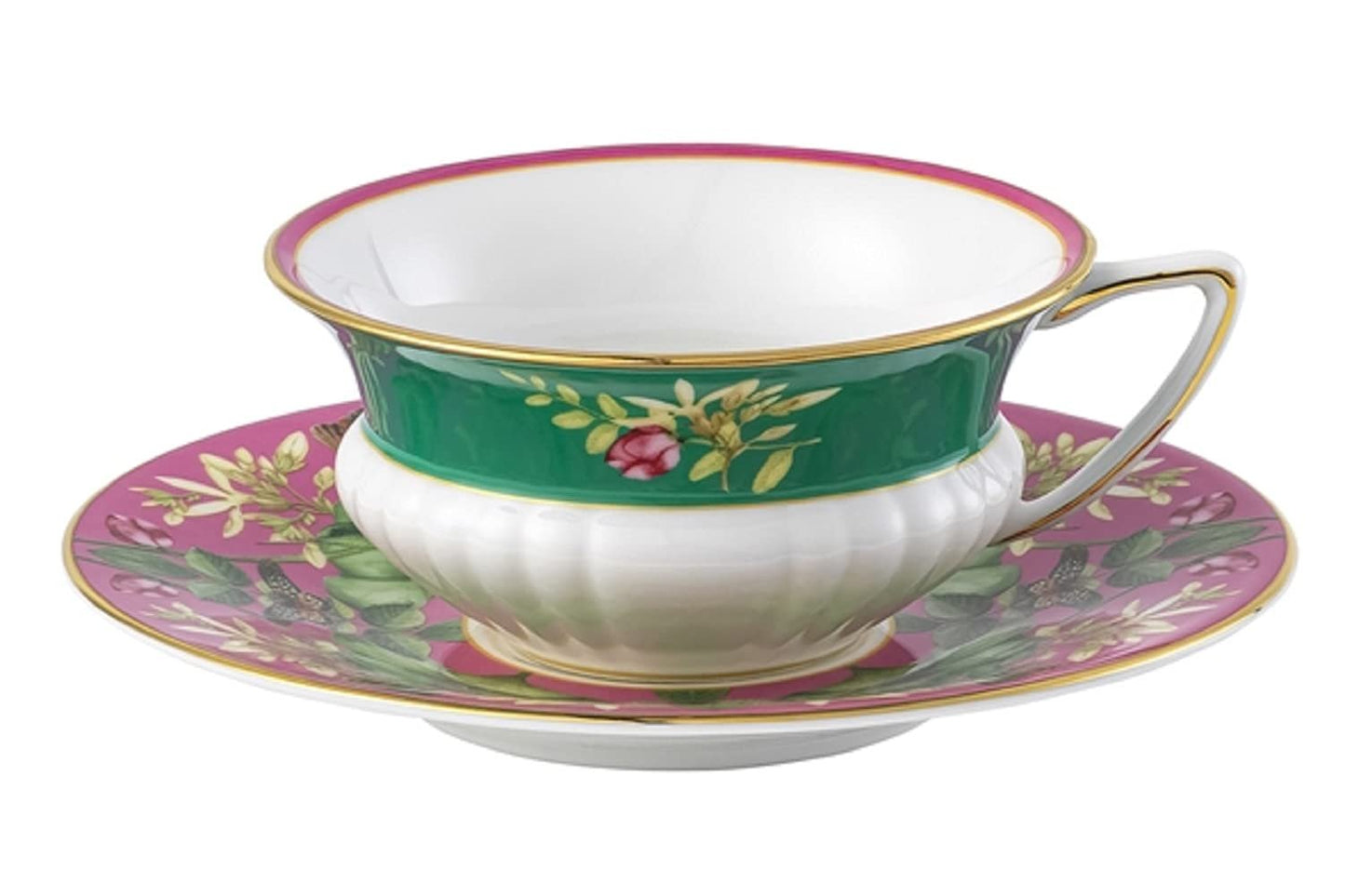 Wedgwood Wonderlust Pink Lotus Teacup & Saucer