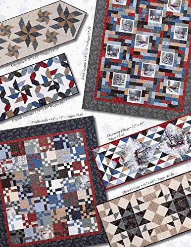 Town Square 20 Christmas Projects Quilt Patterns by Town Square, by Doug Leko of Antler Quilt Design. [Unknown Binding]