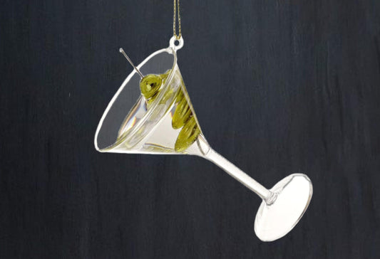 Holiday Martini | Cody Foster Vintage-Inspired Glass Blown Collectible Christmas Ornament