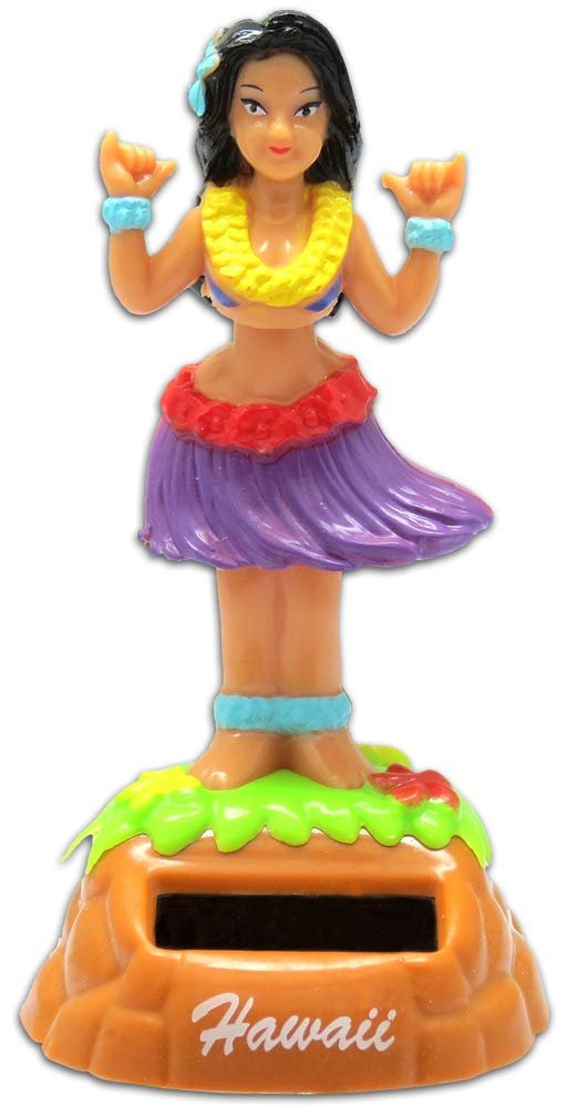 Shaka Hula Girl Solar Dashboard Doll