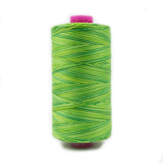 WonderFil Specialty Threads Tutti, Leaves, 50wt double gassed Egyptian cotton, in variegated colors