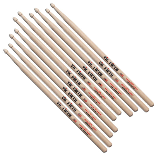 Vic Firth American Classic X5B Drumsticks - Pack of 6 Pairs